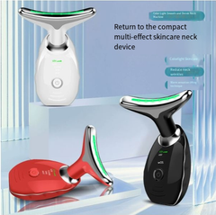 Wavy Chic Beauty Facial Massager, 7 Color  Wavy Acne Beauty Microcurrent Facial Device Skin Firming for Face Neck Beauty Device,