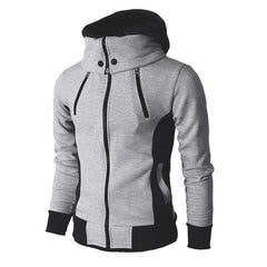 Men's Zip Up Hooded Sports Cardigan Sweatshirt Jacket
