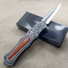 High-Hardness Sharp Folding Survival Knife for Camping