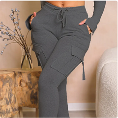 Women's High Waist Cargo Pants