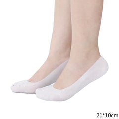 Moisturizing Invisible Boat Socks with Heel Protector