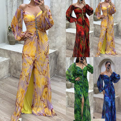 Pleated Loose Casual Dress for Women