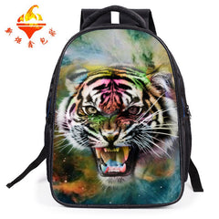 Cartoon Tiger Animal Backpack for Trendy Kids