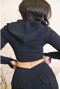 High-Waist Utility Cargo Pants