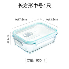 Large Glass Meal Prep Containers with Lids Set