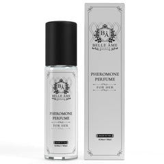 BELLE AME Pheromone Perfume for Women - Jasmine Scent - Long-Lasting - Roll-On Pheromone Perfume - Scientifically-Backed Pheromone Perfumes for Women - Women Pheromone Perfume 0.34 oz (10 mL)