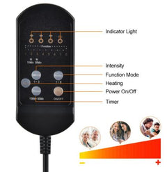 Electric Heating Massager Chair Pad