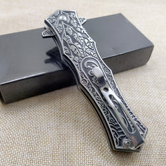 High-Hardness Sharp Folding Survival Knife for Camping