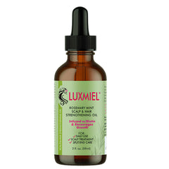 LUXMIEL Rosemary Essential Oil for Hair Growth 100% Pure Organic Rosemary Mint Scalp & Hair Strengthening Oil for Eyebrow and Eyelash Nourishes Improves Blood Circulation Rid of Itchy 60ml - 2 Oz