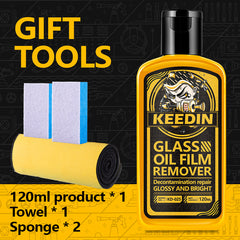 KEEDIN Glass Oil Film Remover for Cars and Bathrooms