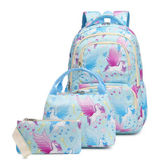 Cute Cartoon Children's Backpack Three-Piece Set