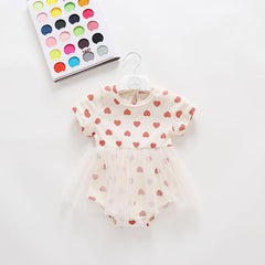 Baby Cotton Short-sleeved Romper Outfit