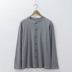 Men's Cardigan Underwear for Middle-aged and Elderly
