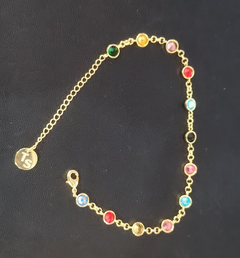 Color Diamond Inlaid Fashion Bracelet