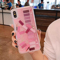 Fashion Liquid Eyeshadow Palette Phone Case for iPhone 11