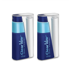 Clear View Lens Cleaner Kit - Travel Size Integrated Cloth and Cleaner Combination Kit. Compact and Portable Refillable Safe for All Lenses Lens Cleaner Spray + Microfiber Cloth