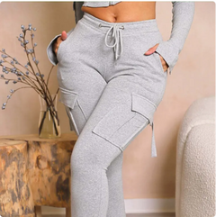 Women's High Waist Cargo Pants
