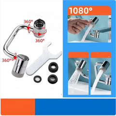 Adjustable Mechanical Arm Faucet Extender