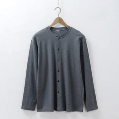 Men's Cardigan Underwear for Middle-aged and Elderly