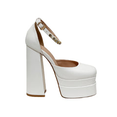 New High Heel Candy Color Platform Shoes for Parties