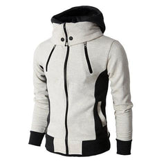 Men's Zip Up Hooded Sports Cardigan Sweatshirt Jacket