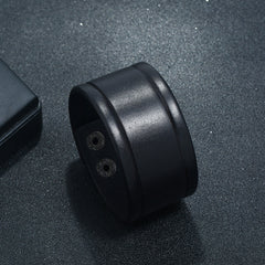 Retro Cattle Leather Punk Bracelet for Men