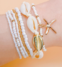 Multi-Layer Braided Bracelet with Stone Beads
