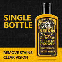 KEEDIN Glass Oil Film Remover for Cars and Bathrooms
