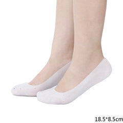Moisturizing Invisible Boat Socks with Heel Protector